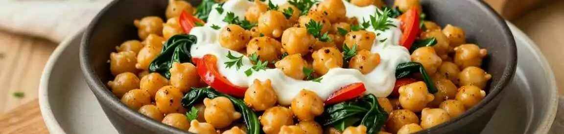 Veganes Abendessen mit 400 g Kichererbsen: In 25 Minuten satt, ohne Fleisch!