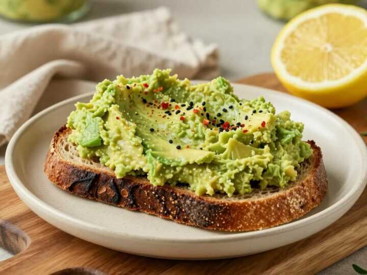 Veganes Butterbrot-Topping aus Avocado: Cremig gewürzt, in fünf Minuten!