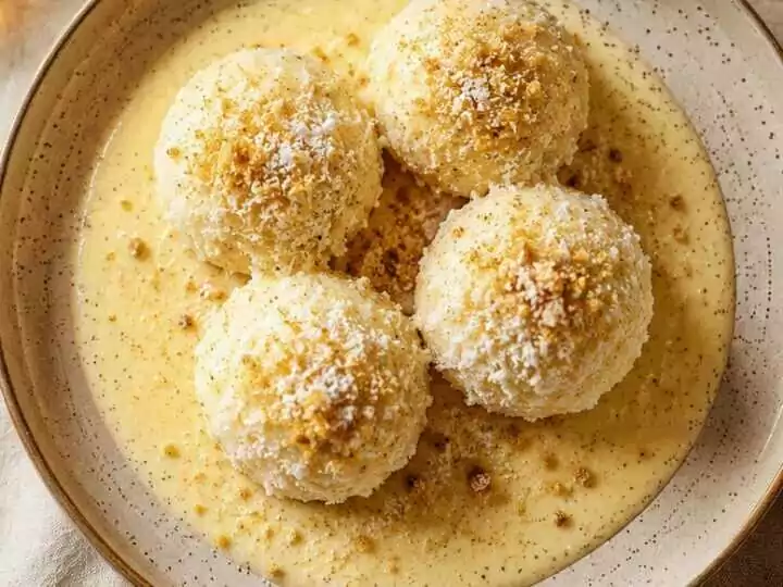 Verlockende Schneenocken: Das himmlische Dessert in Vanillesauce, das Sie probieren müssen!