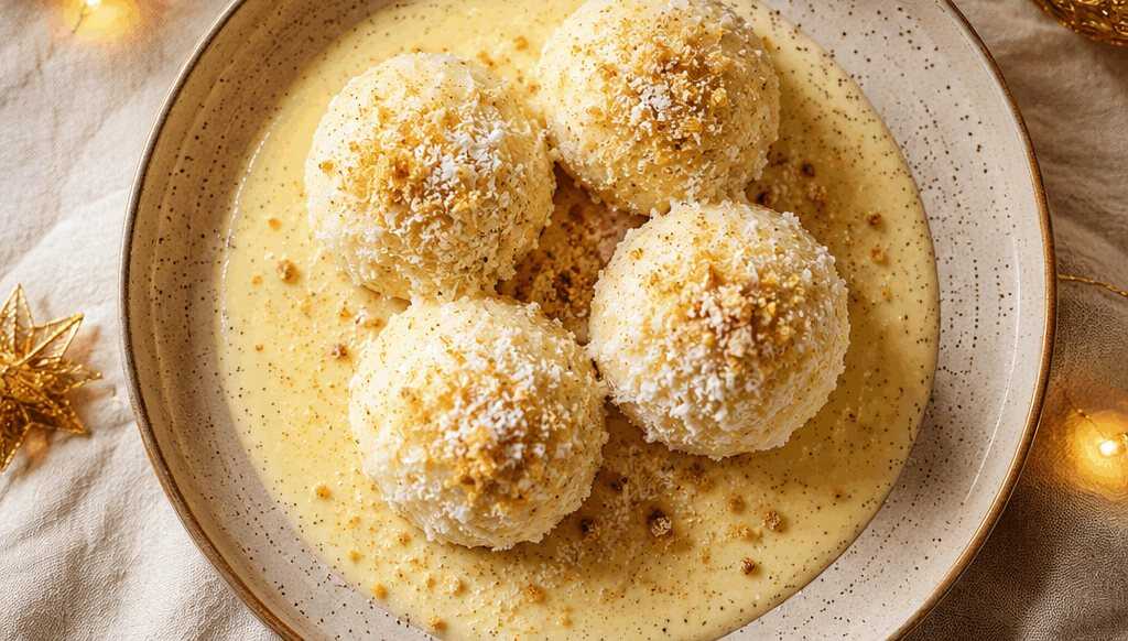 Verlockende Schneenocken: Das himmlische Dessert in Vanillesauce, das Sie probieren müssen!