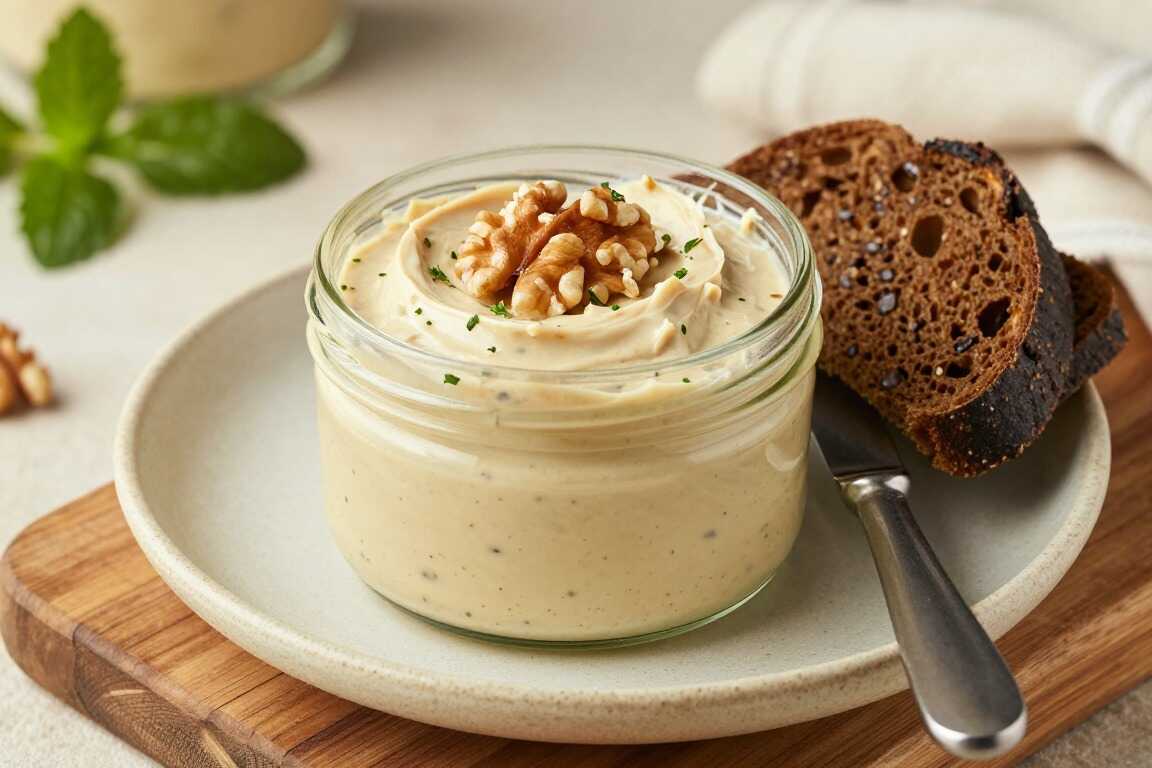 Walnuss-Aufstrich mit Frischkäse: 300 g, kräftig und nussig!