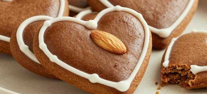 Weiche Lebkuchenherzen: Das Rezept, das wie Weihnachtsmarkt schmeckt!