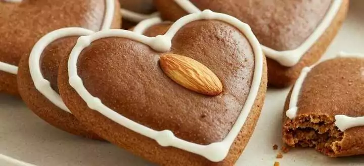 Weiche Lebkuchenherzen: Das Rezept, das wie Weihnachtsmarkt schmeckt!