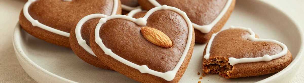 Weiche Lebkuchenherzen: Das Rezept, das wie Weihnachtsmarkt schmeckt!