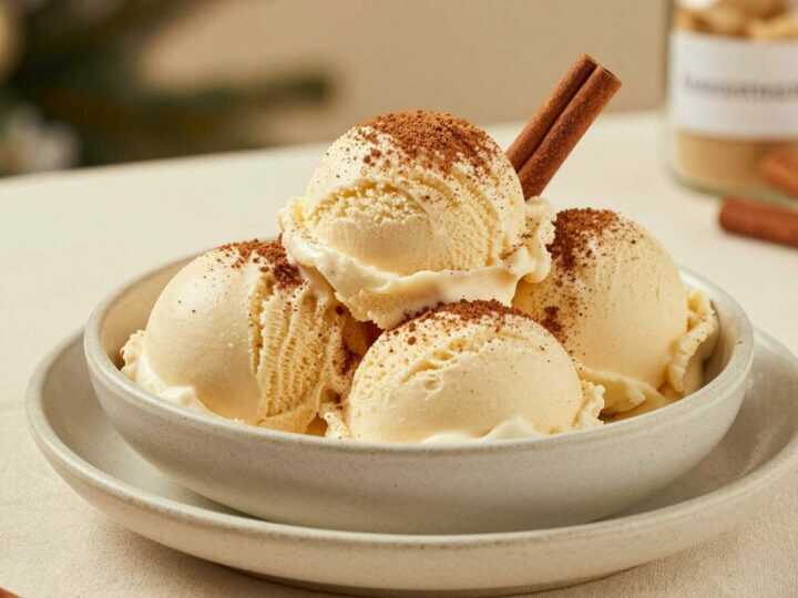 Zimt-Eis ohne Eismaschine: Der Winter-Geheimtipp zu Bratapfel und Strudel!
