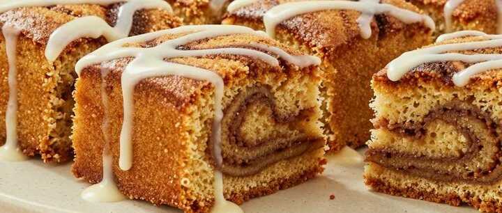 Zimtkuchen vom Blech: Der Weihnachtskuchen, der wie Zimtschnecke schmeckt!