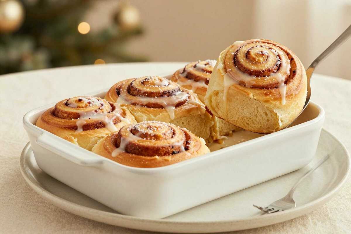 Zimtschnecken wie bei Oma: Fluffig, saftig und mit Zuckerguss!