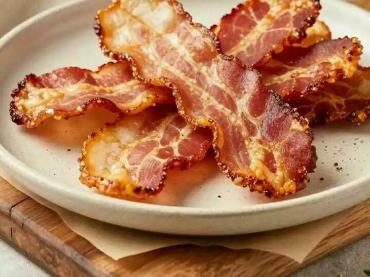 Bacon aus dem Airfryer: Perfekt knusprig in 8 Minuten, ohne Spritzer!