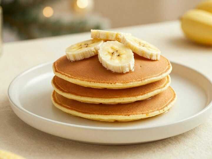 Bananen-Pfannkuchen mit 2 Zutaten: Das Frühstück in 5 Minuten!