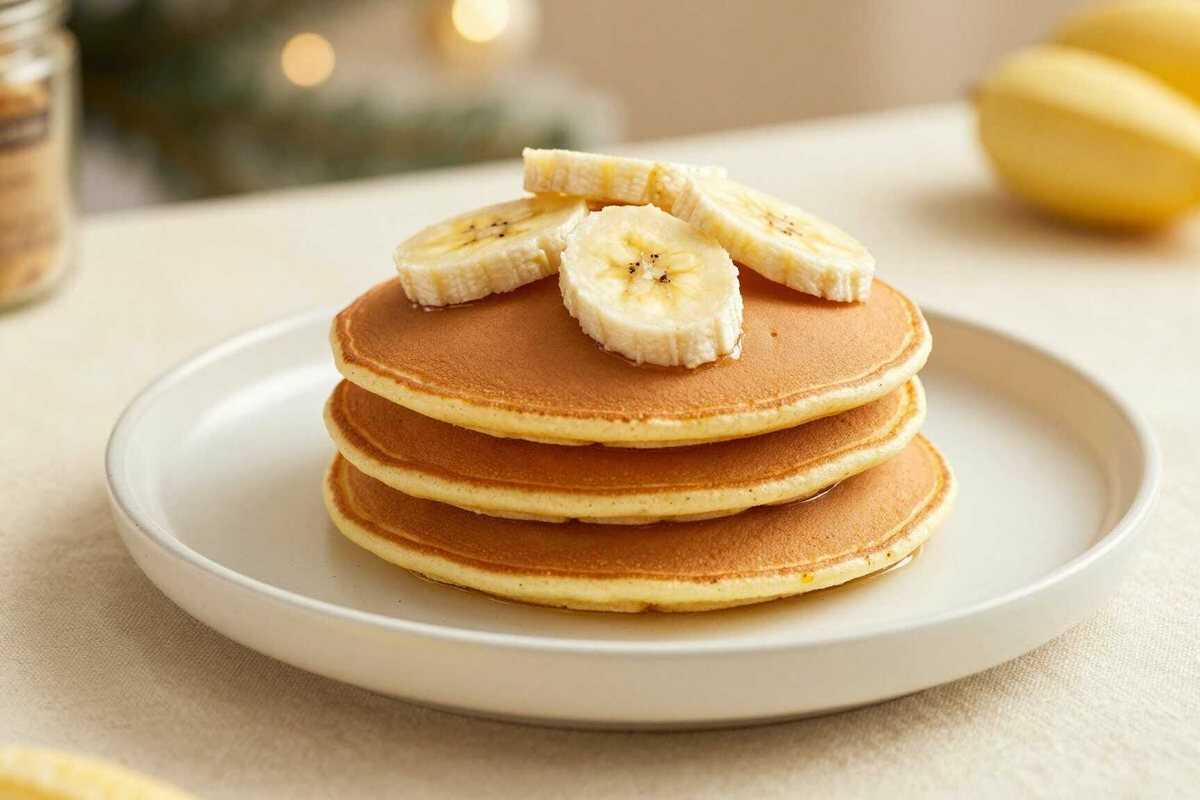 Bananen-Pfannkuchen mit 2 Zutaten: Das Frühstück in 5 Minuten!