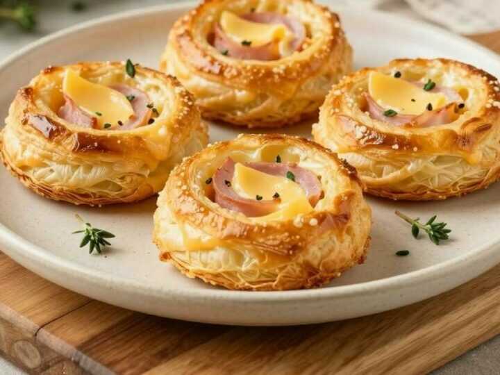 Blätterteigschnecken herzhaft: Fingerfood mit 4 Zutaten!