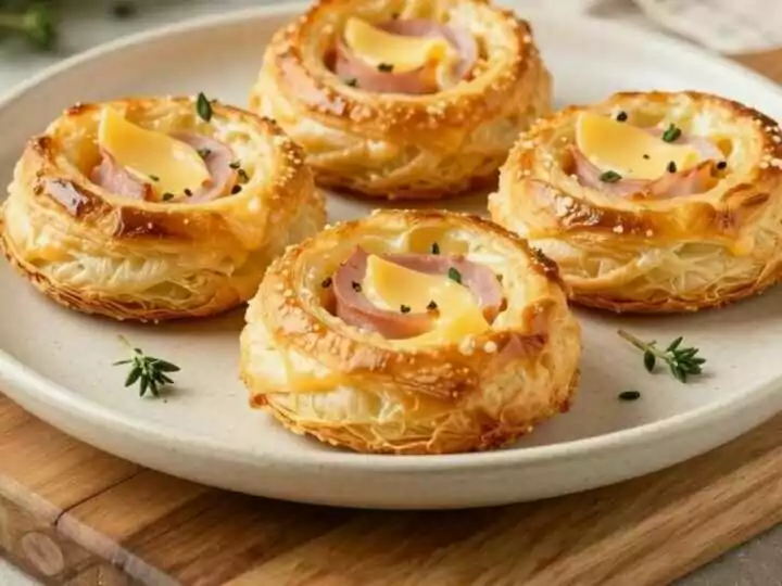 Blätterteigschnecken herzhaft: Fingerfood mit 4 Zutaten!