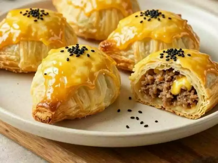 Blätterteigtaschen aus dem Airfryer: Herzhaft gefüllt, in 12 Minuten!