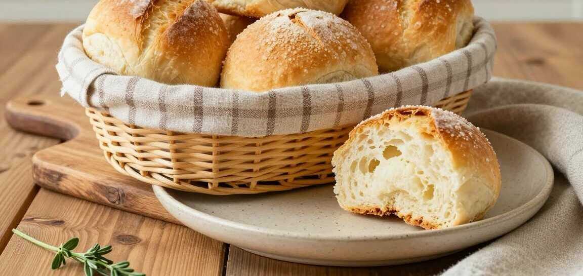 Brötchen aufbacken in der Heißluftfritteuse: Wie frisch vom Bäcker in 4 Minuten!