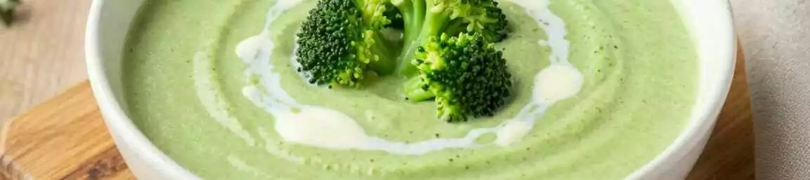 Brokkolicremesuppe mit 4 Zutaten: Samtig in 20 Minuten!