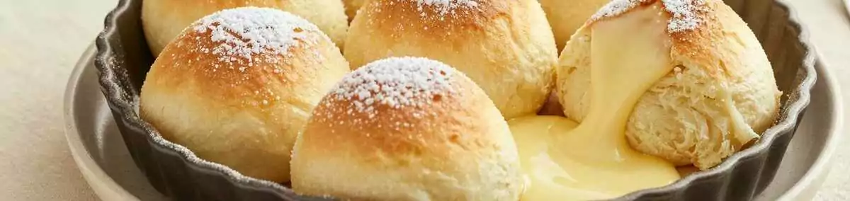 Buchteln mit Vanillesoße: Omas Hefegebäck, das im Ofen aufgeht!
