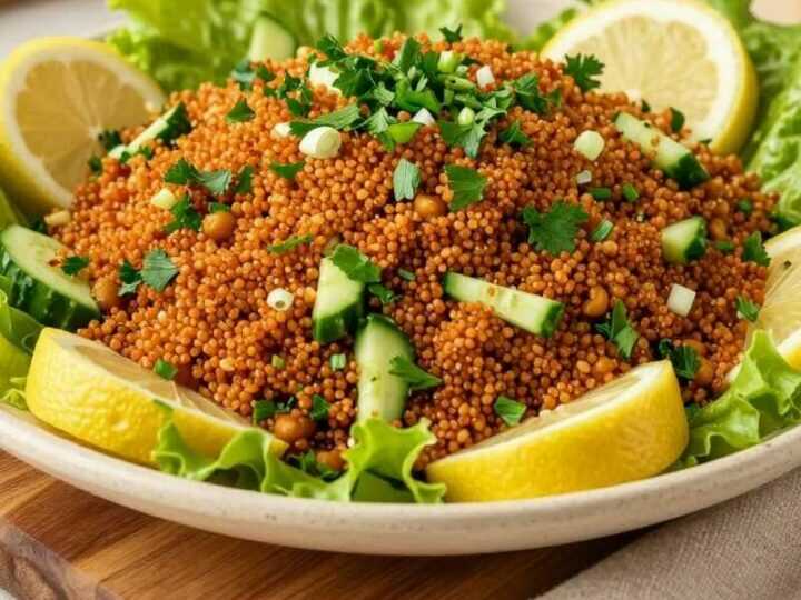 Bulgursalat wie Kisir: Türkisch, würzig, für 6 Personen!