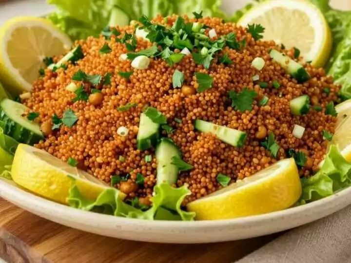 Bulgursalat wie Kisir: Türkisch, würzig, für 6 Personen!