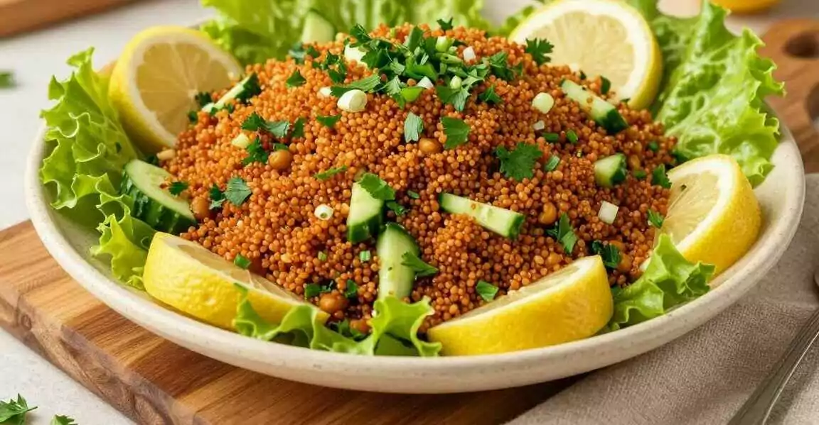 Bulgursalat wie Kisir: Türkisch, würzig, für 6 Personen!