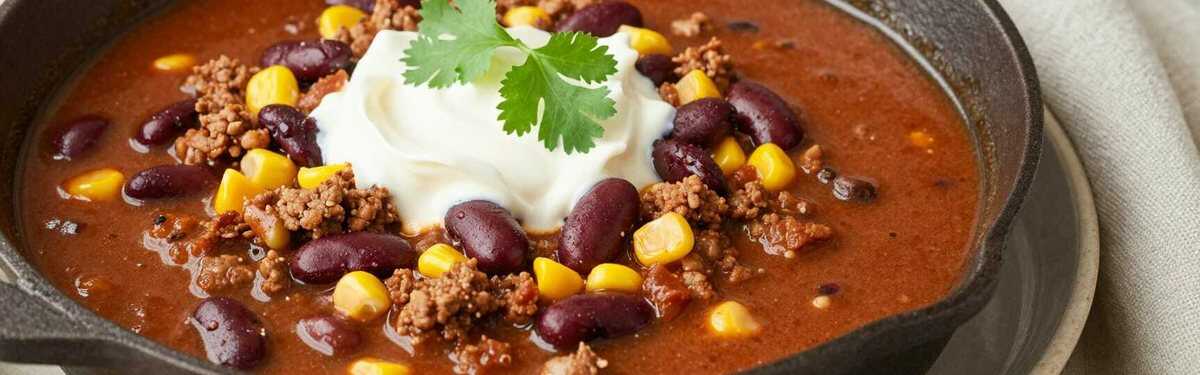 Chili con Carne wie bei Oma: Deftig, für 8 Personen und am 2. Tag noch besser!