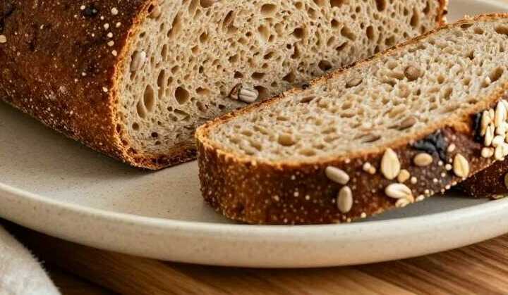 Dinkelbrot mit Joghurt: Saftig, ohne Kneten, in 60 Minuten!