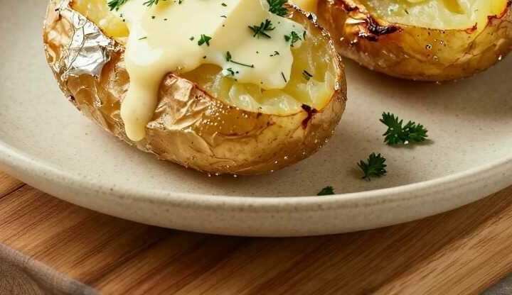 Grillkartoffeln in Alufolie: Mit Kräuterbutter, in 40 Minuten gar!