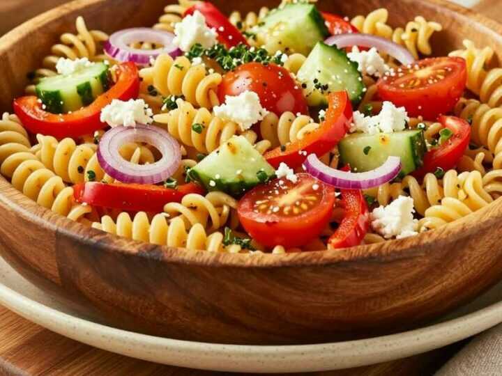 Grillsalat für 10 Personen: Steht 2 Stunden und wird nur besser!