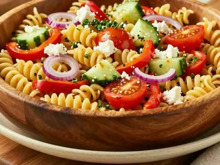 Grillsalat für 10 Personen: Steht 2 Stunden und wird nur besser!