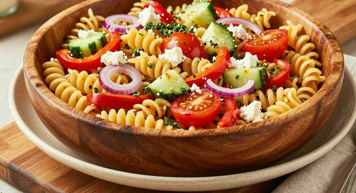 Grillsalat für 10 Personen: Steht 2 Stunden und wird nur besser!