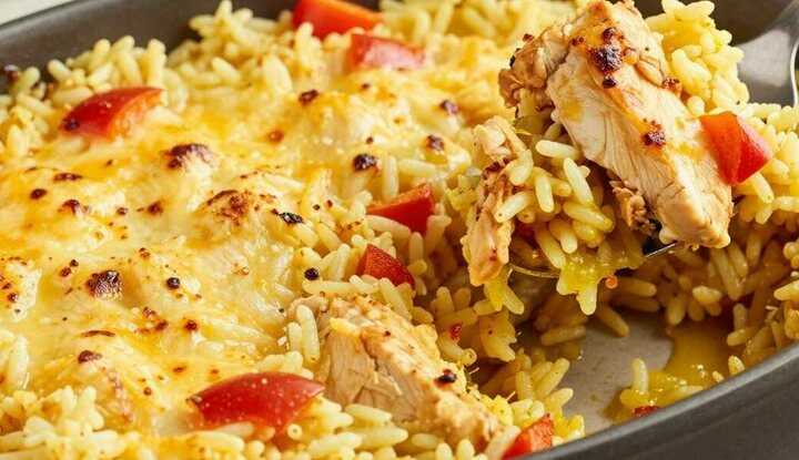 Hähnchen-Reis-Auflauf: Der Familienklassiker mit Curry!