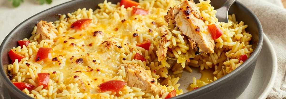 Hähnchen-Reis-Auflauf: Der Familienklassiker mit Curry!