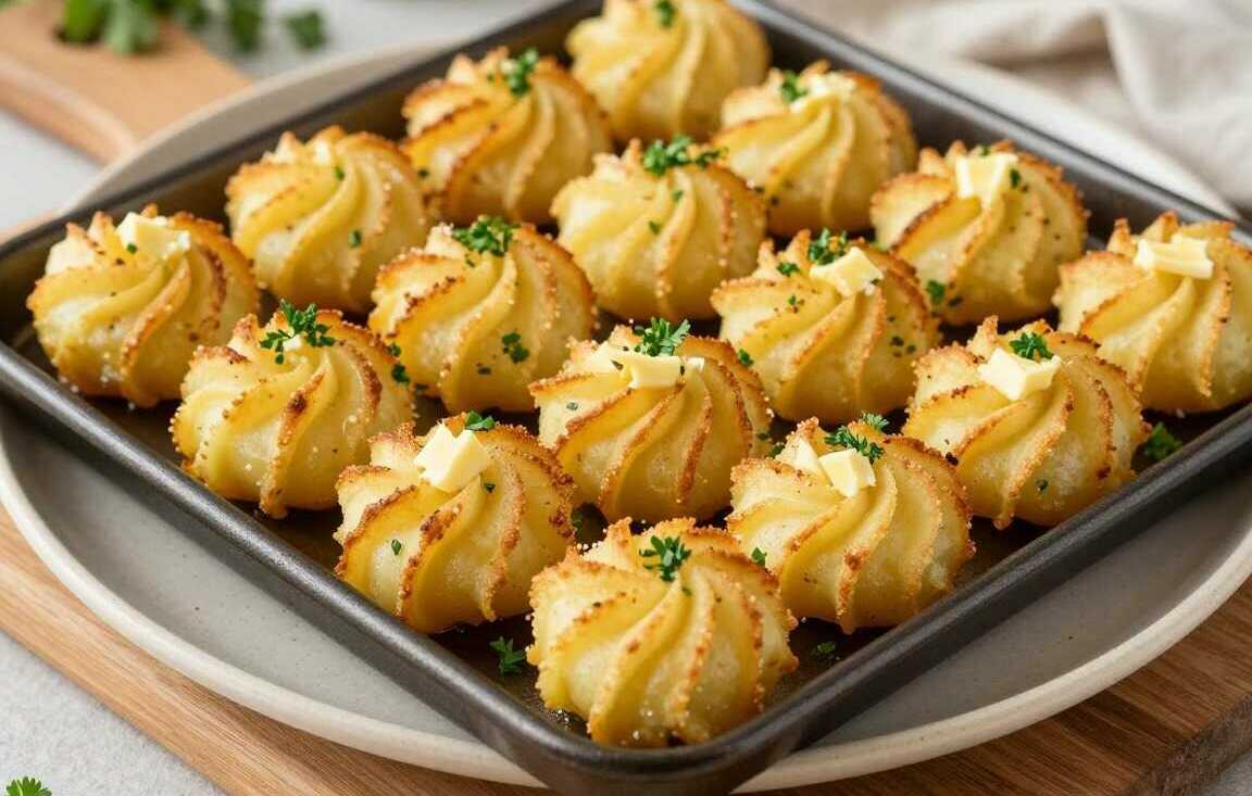 Herzoginkartoffeln aus dem Spritzbeutel: 20 Stück fürs Festessen!