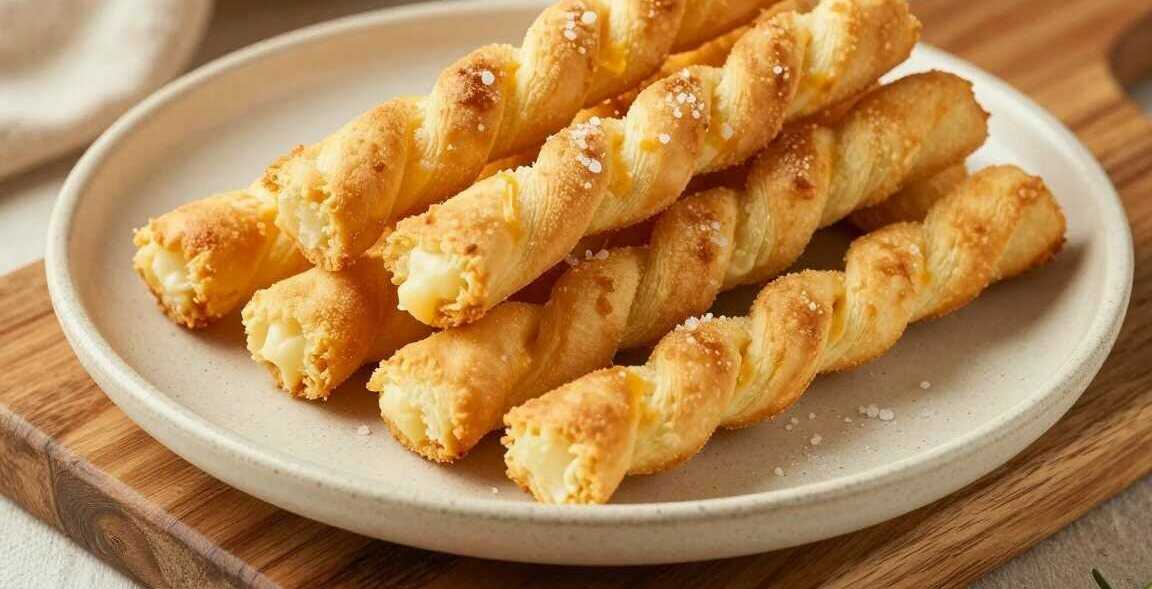 Käsestangen aus dem Airfryer: 3 Zutaten, 10 Minuten, Partysnack!