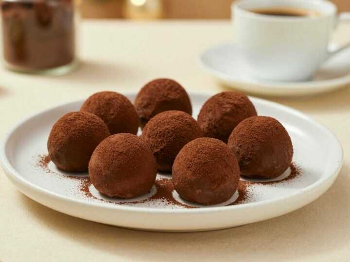 Kaffee-Trüffel mit Espresso: Die Praline für Erwachsene, 4 Zutaten!