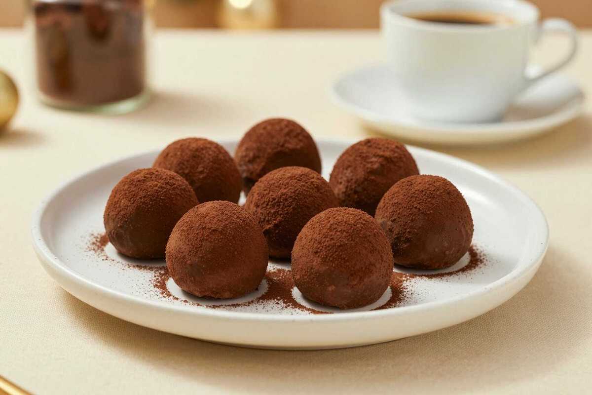 Kaffee-Trüffel mit Espresso: Die Praline für Erwachsene, 4 Zutaten!