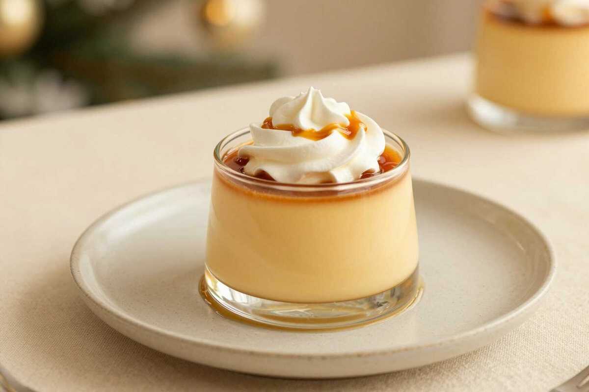 Karamell-Sahne-Creme mit 4 Zutaten: Das Dessert, das jeder Gast lobt!