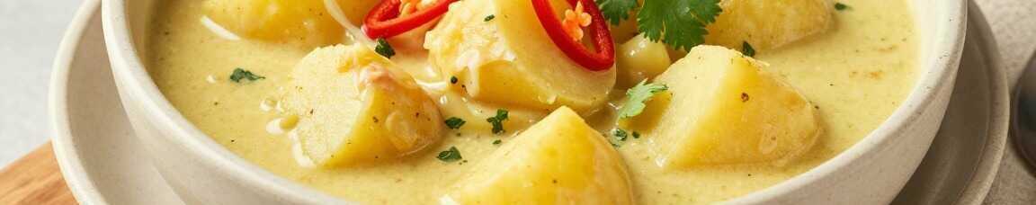 Kartoffel-Curry mit Kokosmilch: Vegan, in 30 Minuten fertig!