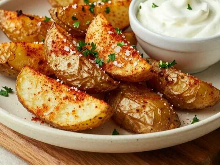 Kartoffelecken aus dem Ofen mit Paprikagewürz: Knusprig ohne Fritteuse!