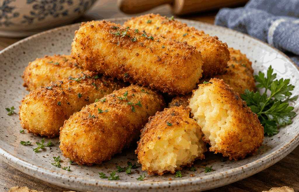 Kartoffel-Kroketten selbst gemacht wie früher – das Rezept, das auf keiner Party fehlen darf