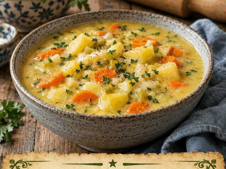 Kartoffelsuppe vegetarisch mit Wurzelgemüse – Kinder lieben dieses Rezept