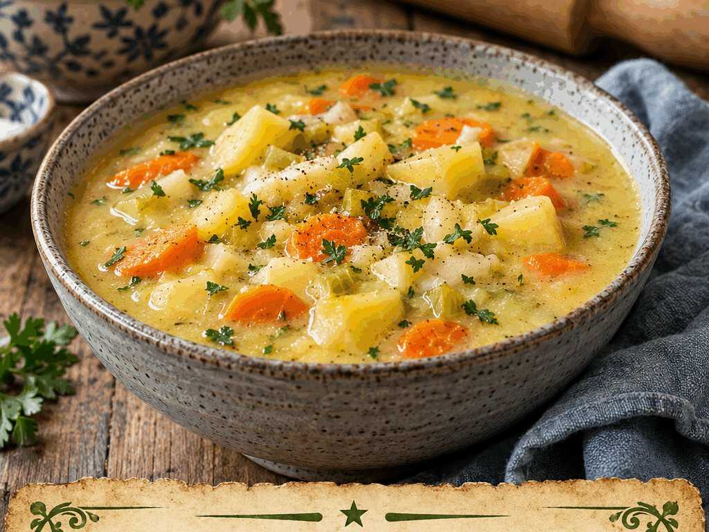 Kartoffelsuppe vegetarisch mit Wurzelgemüse – Kinder lieben dieses Rezept