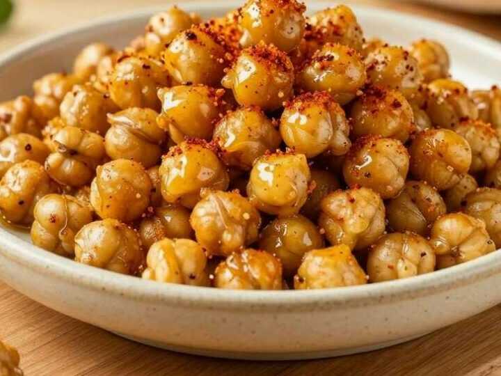 Kichererbsen geröstet im Airfryer: Der Snack mit 4 Zutaten!