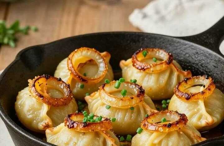 Maultaschen in der Pfanne geröstet: Mit Zwiebeln, in 15 Minuten!