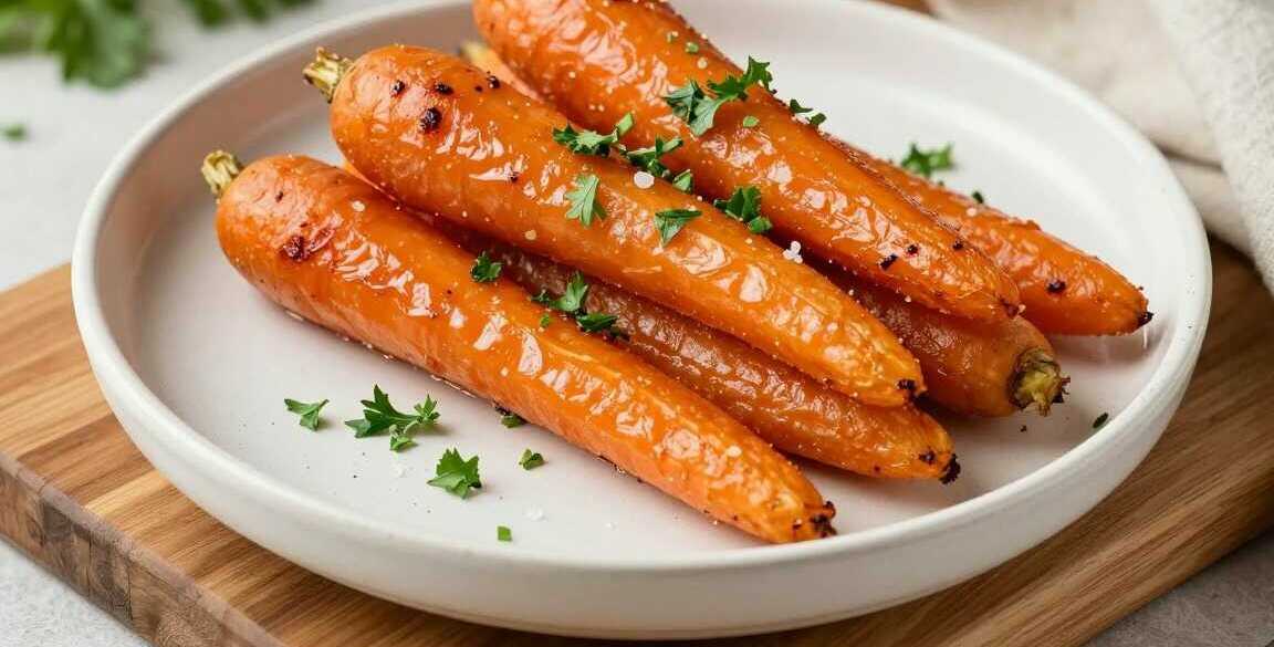Möhren aus der Heißluftfritteuse: Karamellisiert, in 16 Minuten!