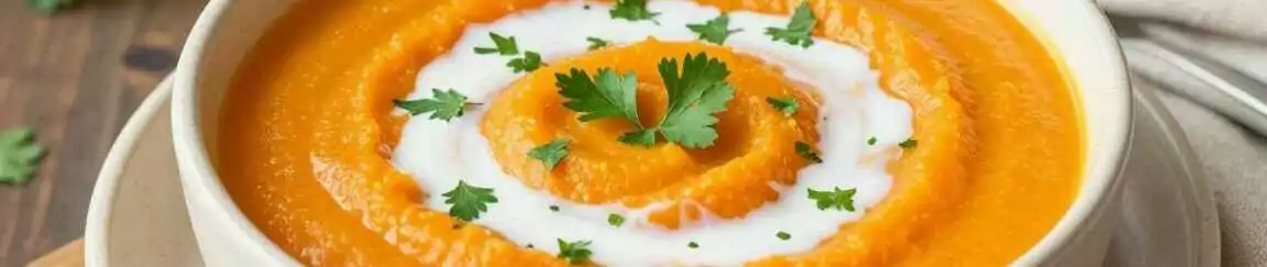 Möhrensuppe mit Ingwer: Cremig, vegan, in 25 Minuten!