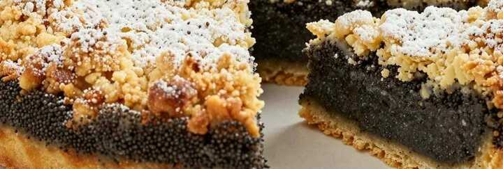 Mohn-Torte mit Streuseln: Omas Klassiker mit 250 g Mohn!
