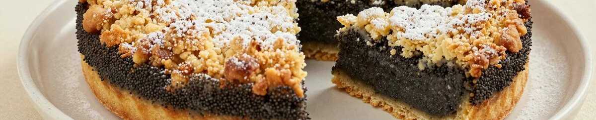 Mohn-Torte mit Streuseln: Omas Klassiker mit 250 g Mohn!
