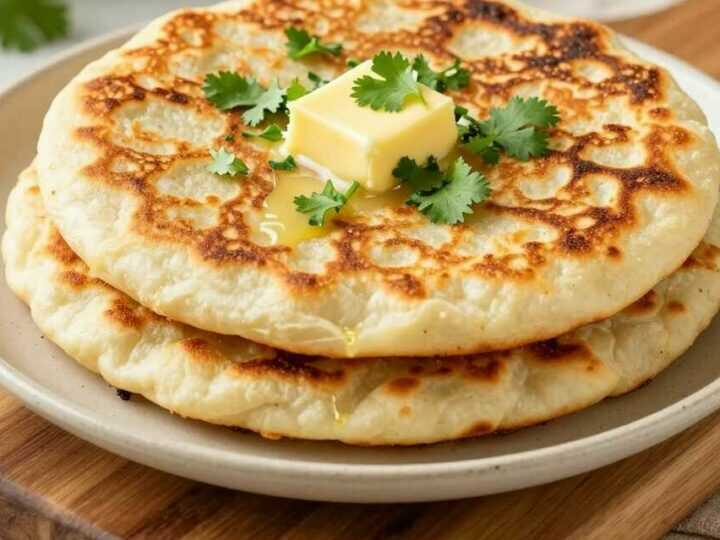Naanbrot aus der Pfanne: 4 Zutaten, in 20 Minuten!