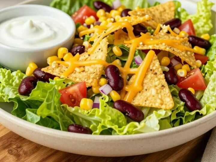 Nacho-Salat mit Kidneybohnen: Würzig, in 25 Minuten!