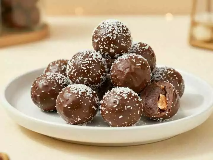 Nutella-Kugeln ohne Backen: 3 Zutaten, in 10 Minuten fertig!